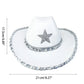 Pentagram Star Cowgirl Hat