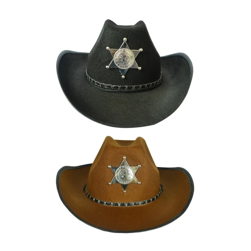 Star Badge Cowgirl Hat