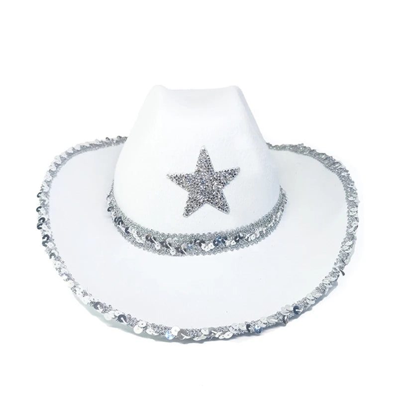 Pentagram Star Cowgirl Hat