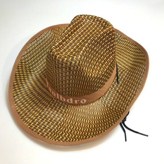 Casual Western Straw Cowgirl Beach Hat